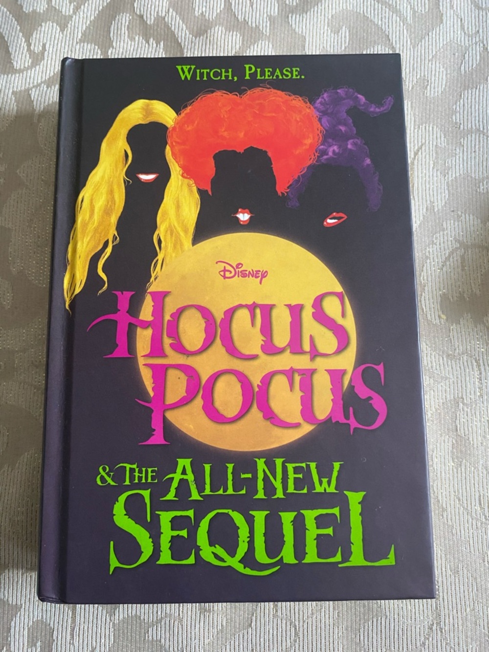Disney Hocus Pocus Sequel Hardcover – Black, Yellow, Purple, Orange, Pink, Green